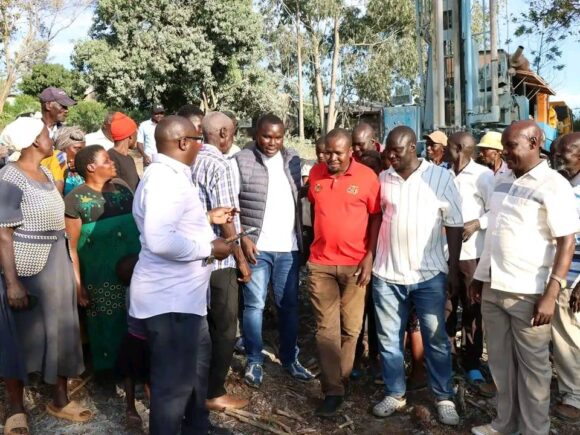 Hon. Essau Okello Drills Third Borehole in Ogongo: A Milestone in Community Transformation